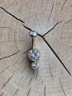 SHORT Gemini Navel Curve by (10 DIFFERENT COLORS) Industrial Strength