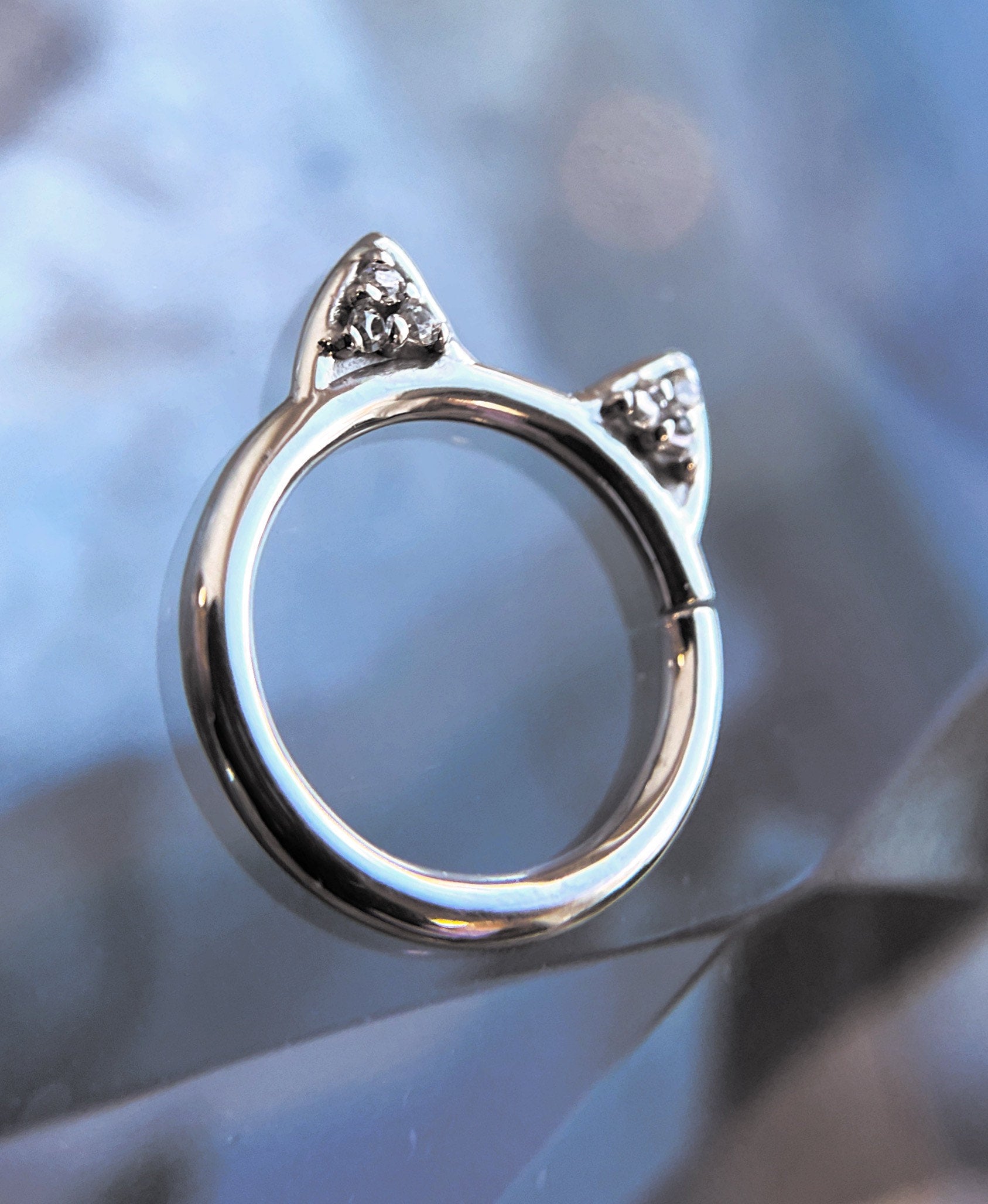 Meow Ring by Body Gems