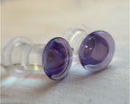 Pair of Amethyst CFP Single Flare by Glasswear