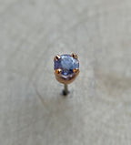 Prong-Set Tanzanite by Sleeping Goddess