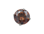 Chocolate Brown CZ Prong by NeoMetal
