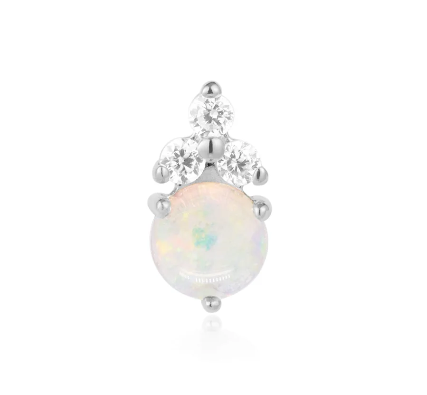 Midsummer White Opal by Ember Body Jewelry