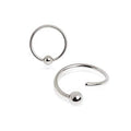 16g Stainless Steel Fixed Bead Ring by Anatometal