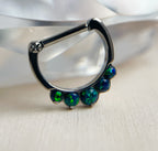 5-Gem Odyssey Daith / Septum Clicker by Industrial Strength