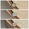 Threadless Sandblasted Button by BVLA