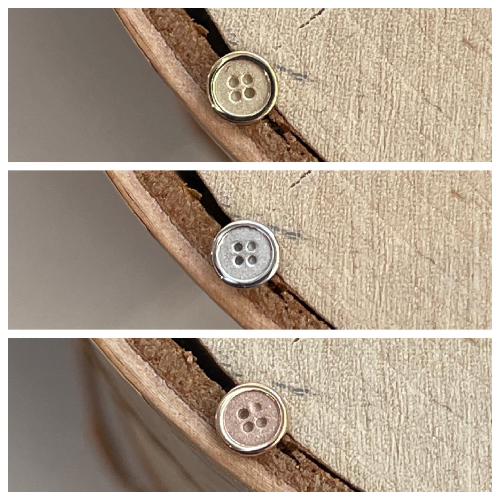 Threadless Sandblasted Button by BVLA