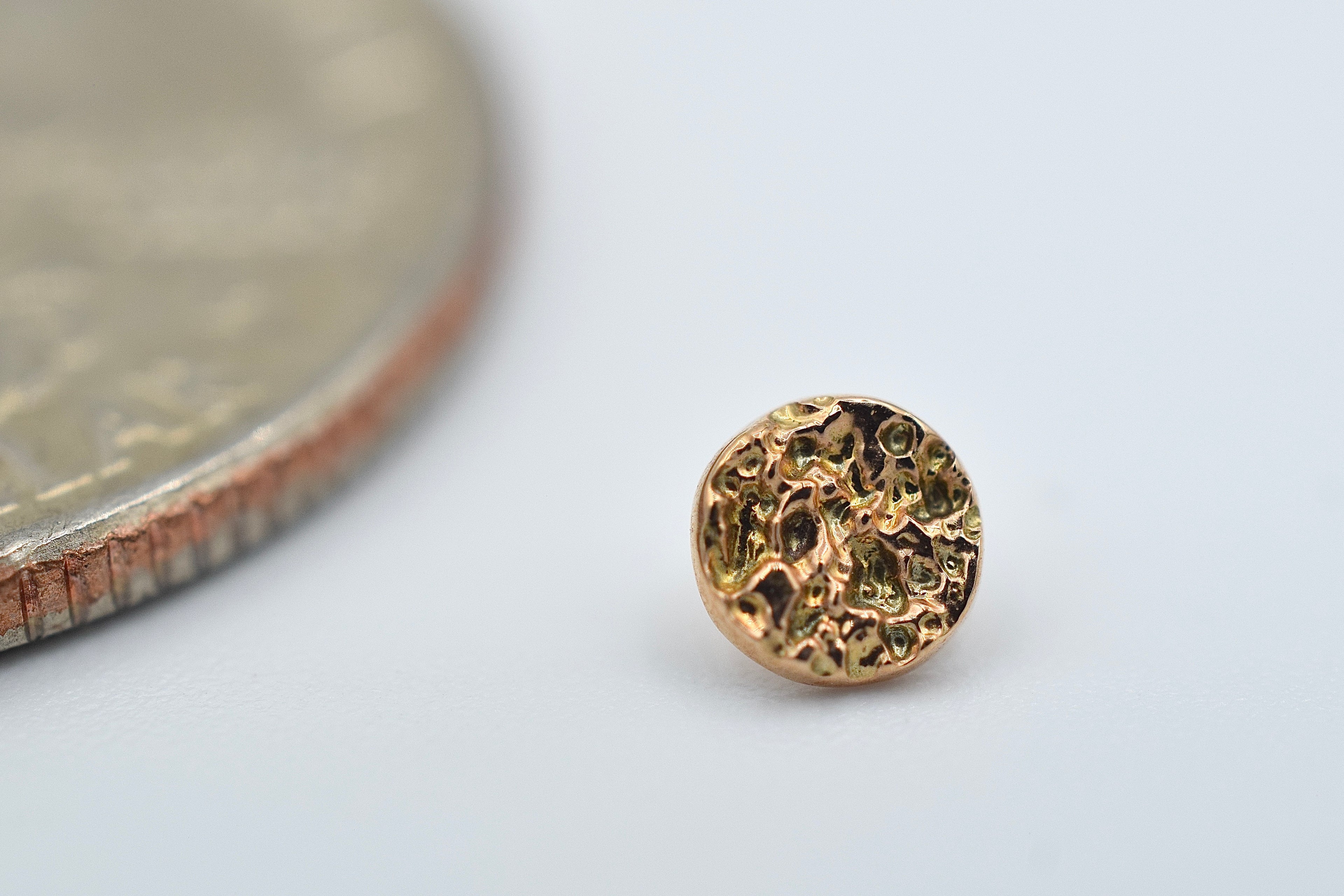 Hammered "Moon" Disk by Buddha Jewelry