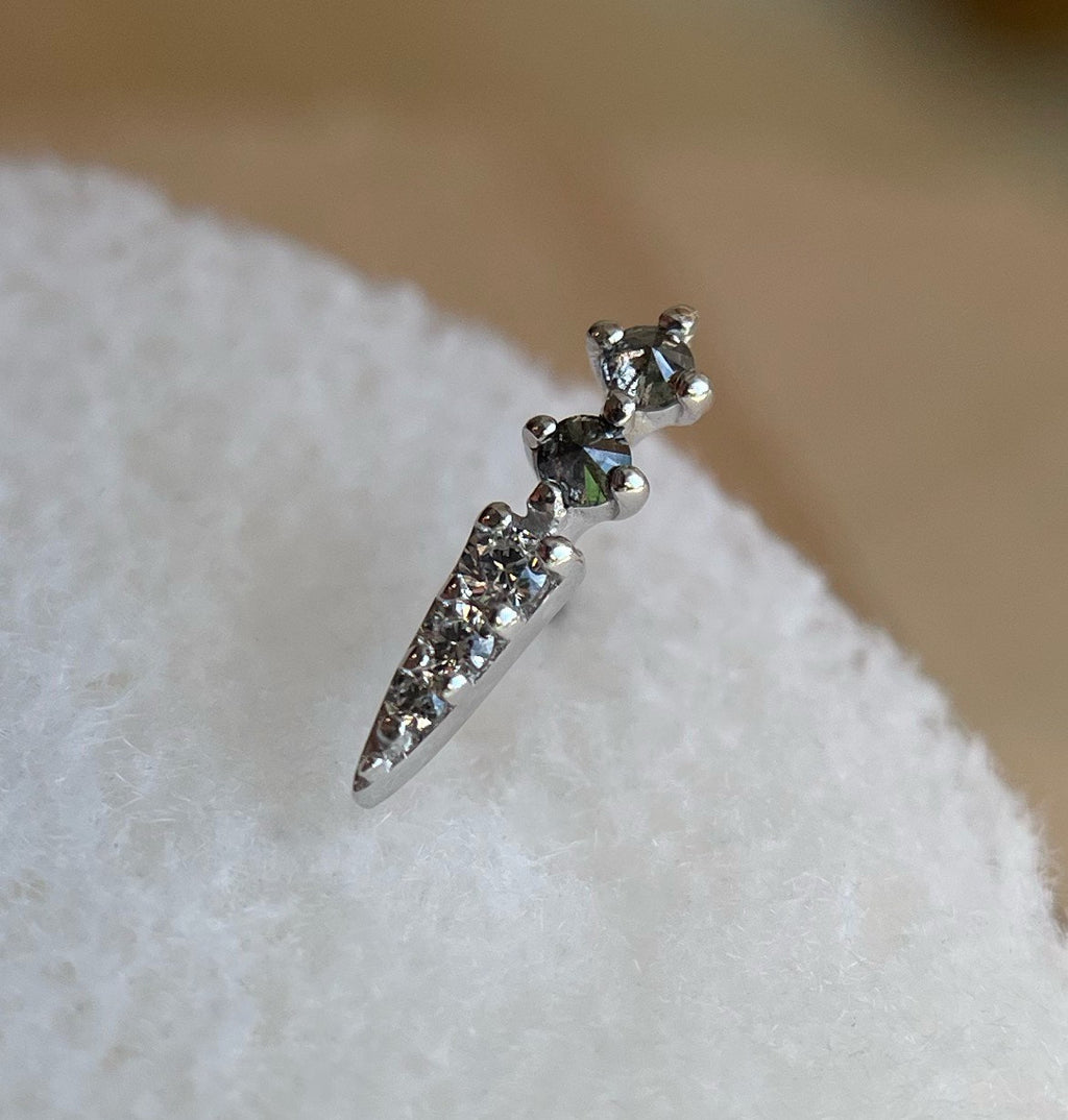 Activated - Grey Diamond + CZ by Buddha Jewelry Organics