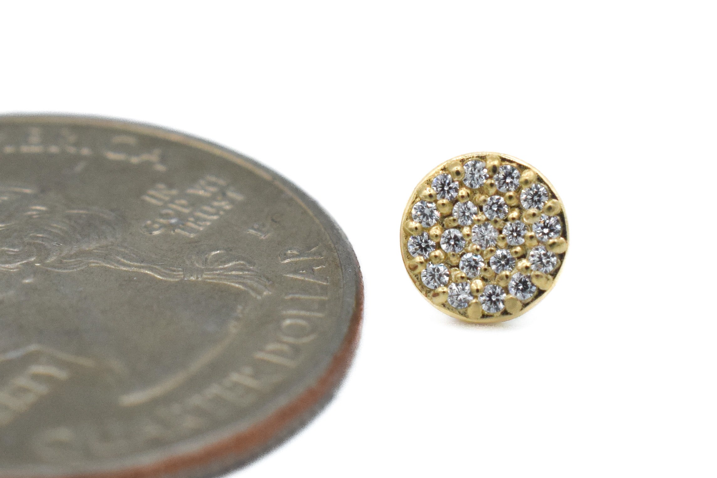 Large Pave Disk by Divinity Metals