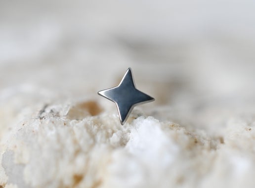 Puffy 4 Point Star by Divinity Metals