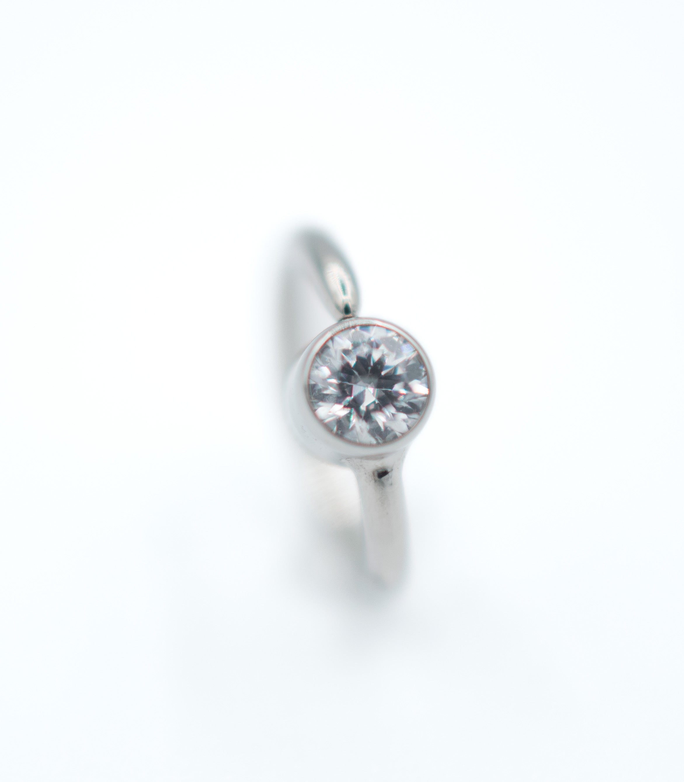 18g Titanium Fixed Bezel Ring by LeRoi Fine Jewelry
