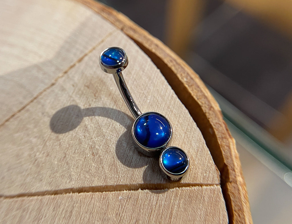 Gemini Natural Stone Navel Curve by Industrial Strength