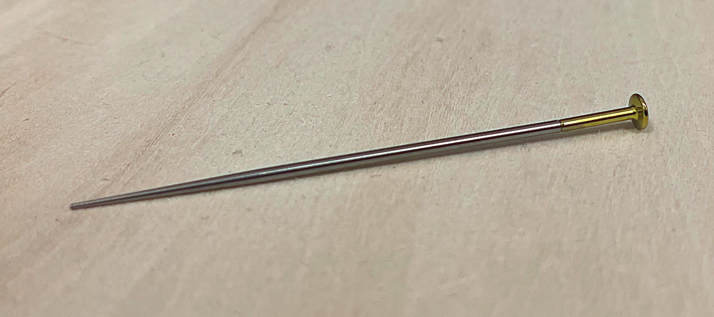 Pin Taper for Jewelry Insertion