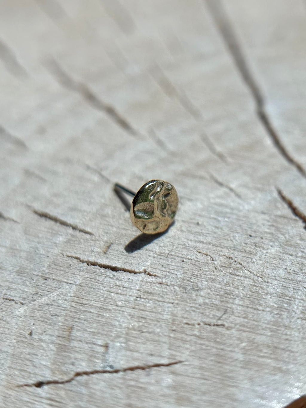 Hammered "Moon" Disk by Buddha Jewelry