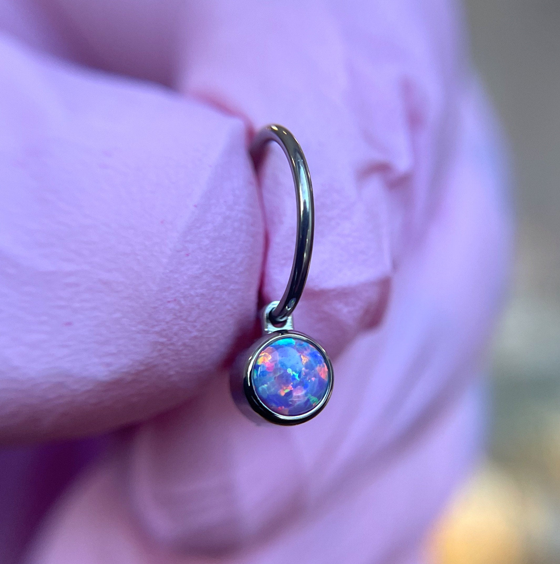 Titanium Dangle Charm for 20g Rings by Industrial Strength