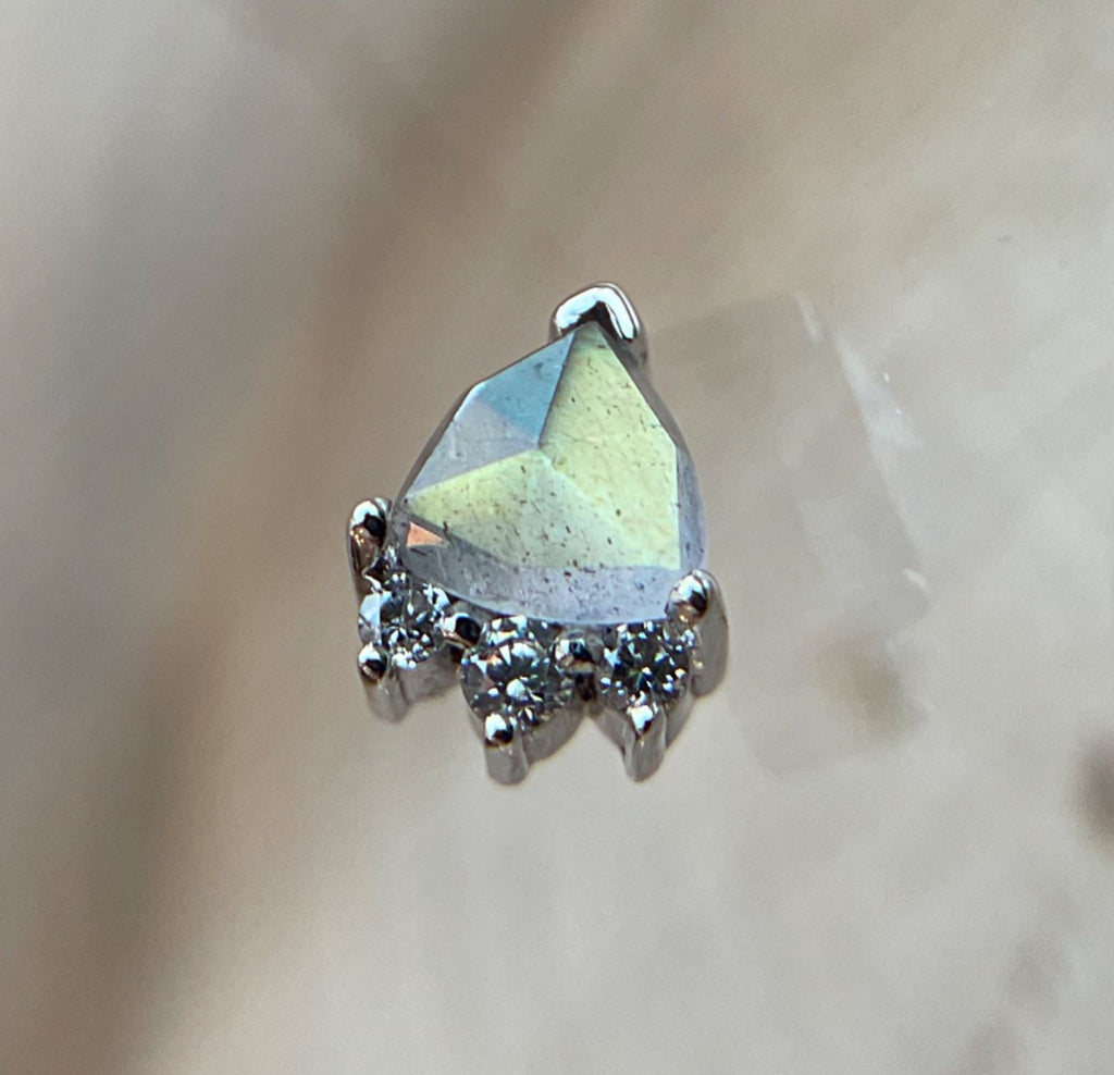 Micol Labradorite Trillion Prong by BVLA