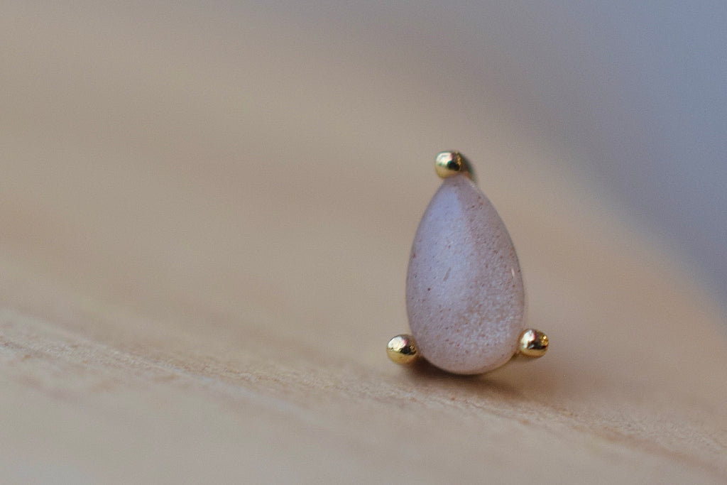 Sunstone Pear by Buddha Jewelry Organics