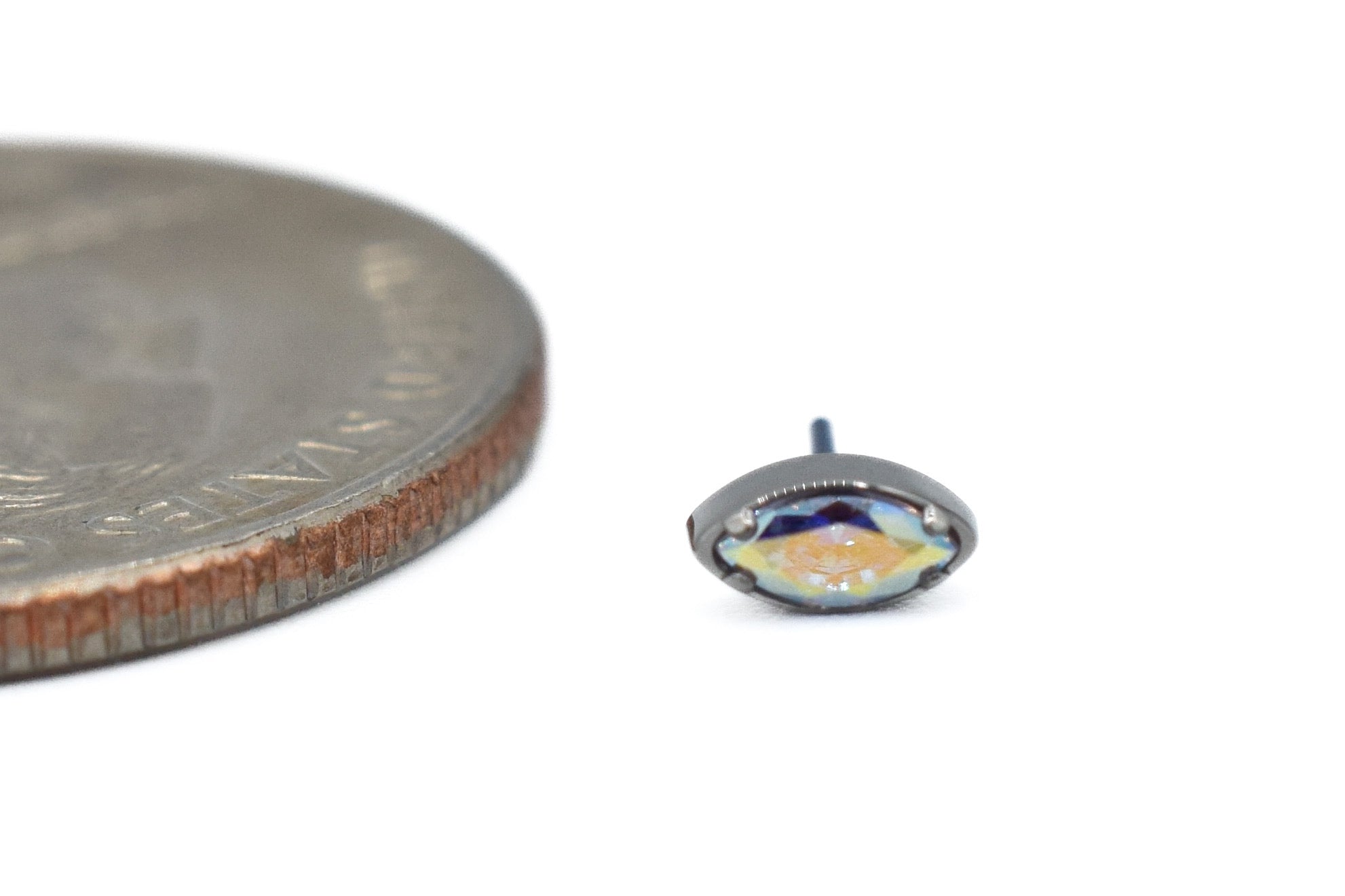 Titanium Single Marquise by Anatometal (ALL COLORS)