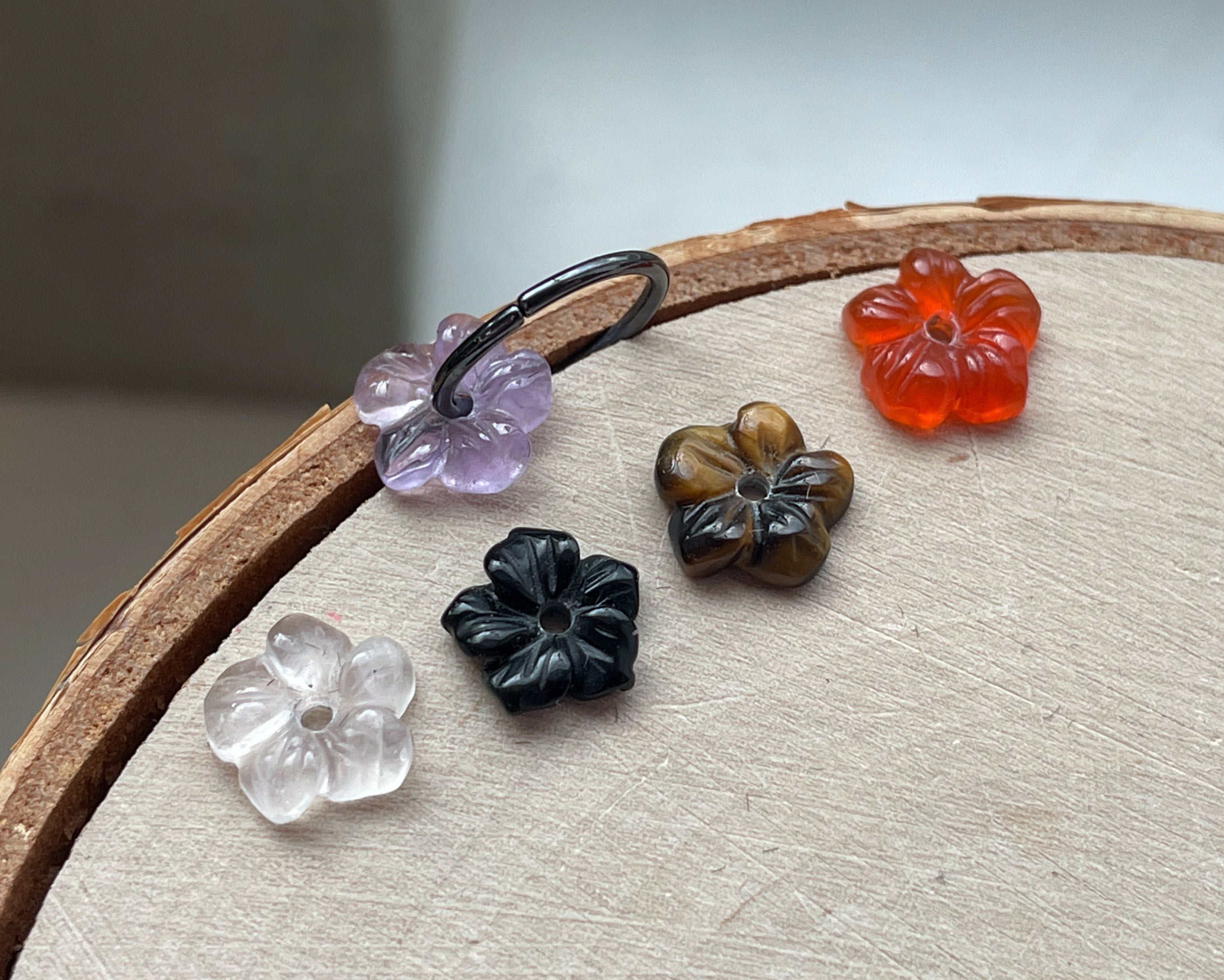 Stone Flower Jackets by People's Jewelry
