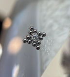 Haute Couture Single Bezel with Beaded Accents (17HT) by LeRoi