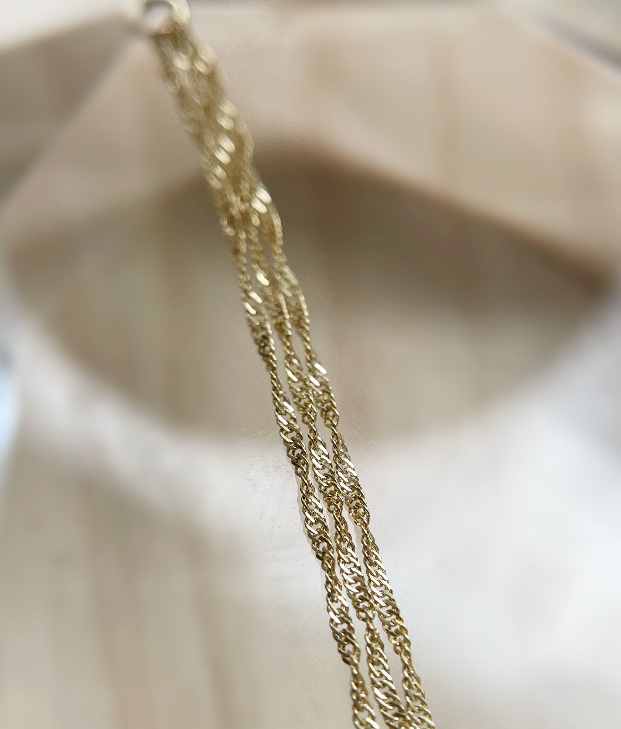 Triple Singapore Chain by Hialeah Fine Jewelry