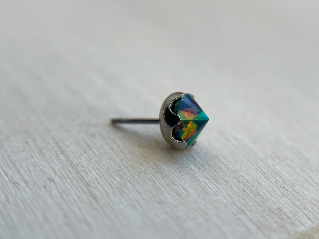 Reverse Set Prong Gems by People's Jewelry