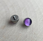 14g Threaded Natural Stone Cabochon