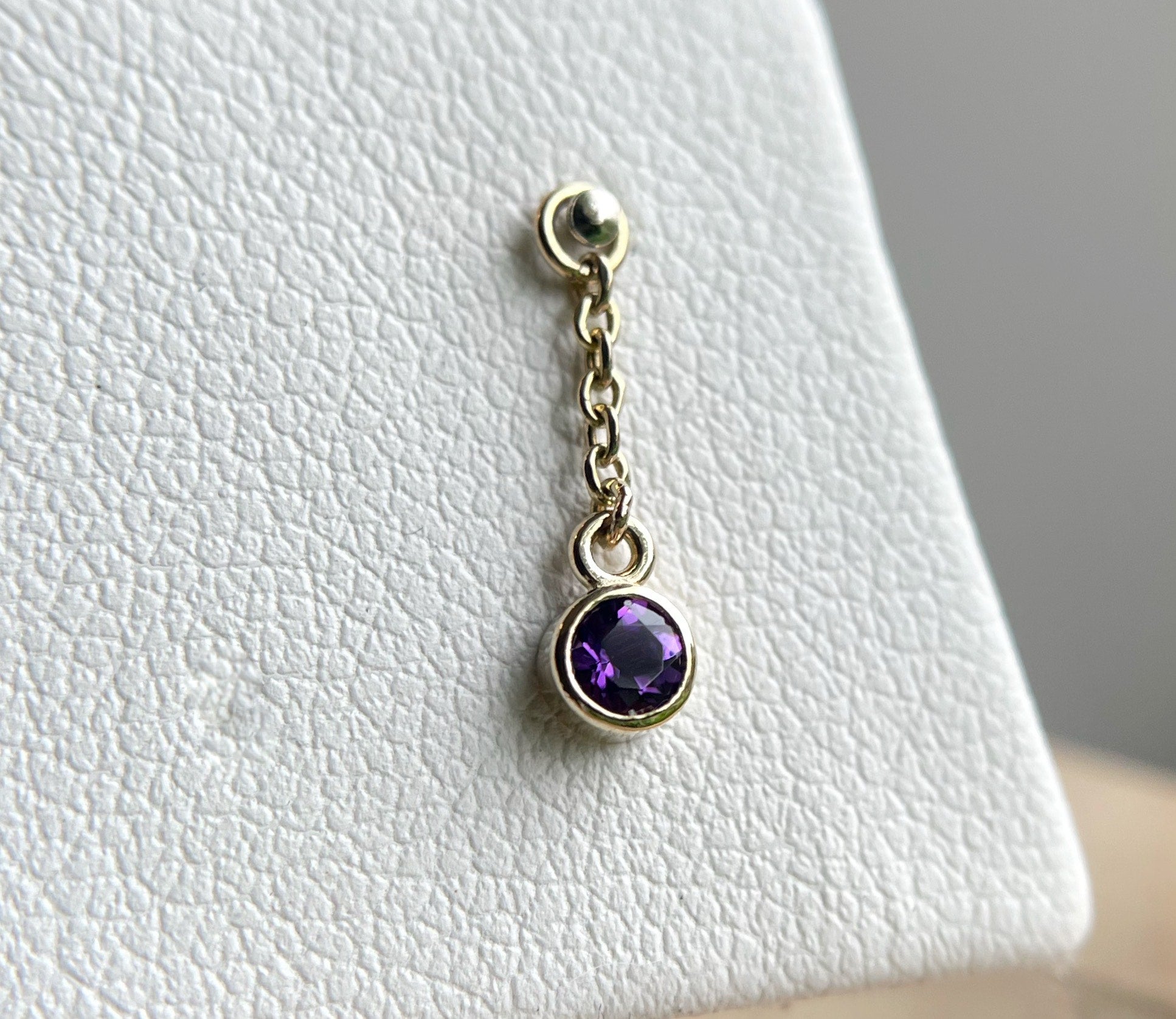 All Around Me Amethyst Dangle Charm by Hialeah Fine Jewelry