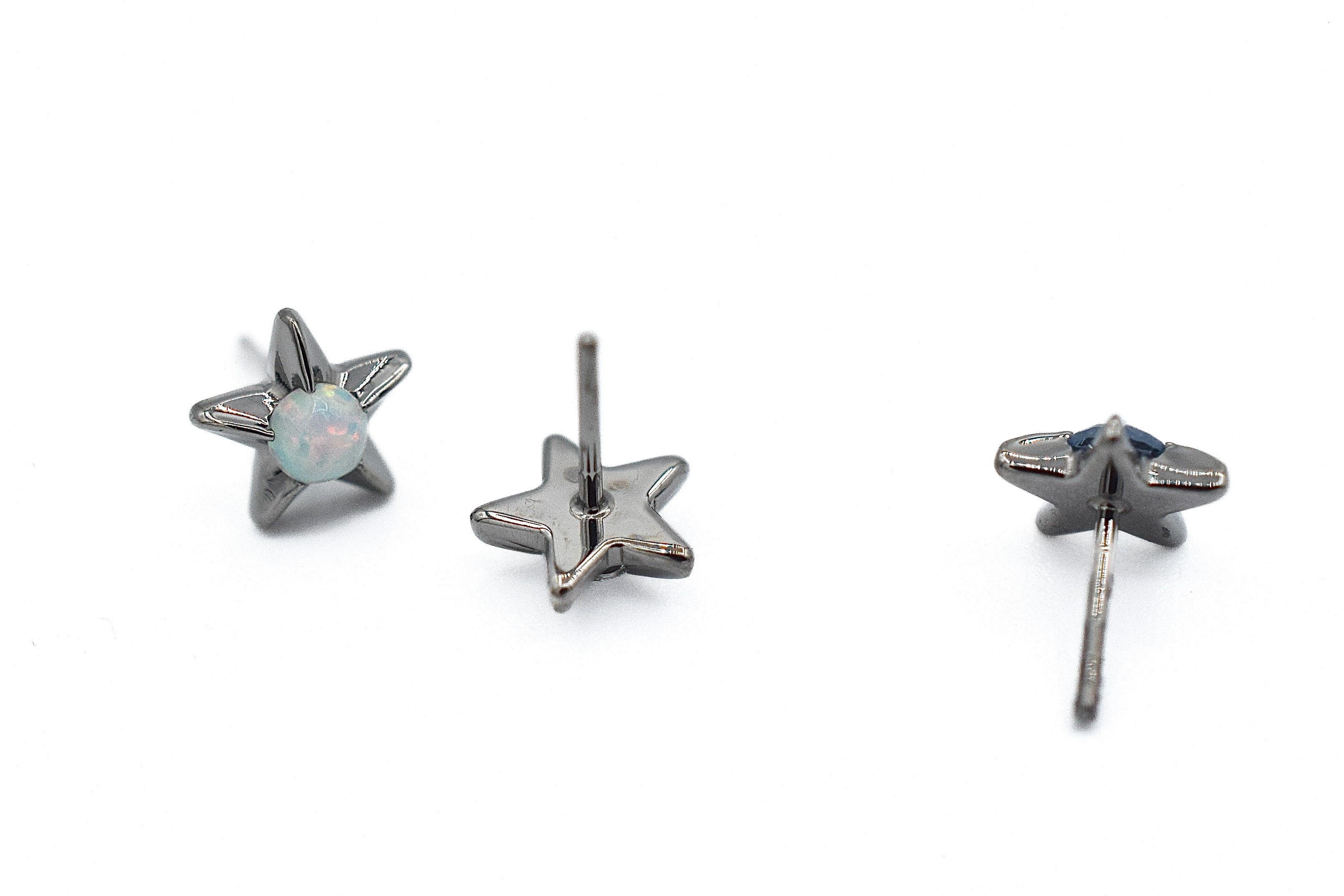 Titanium Gem Star by Anatometal