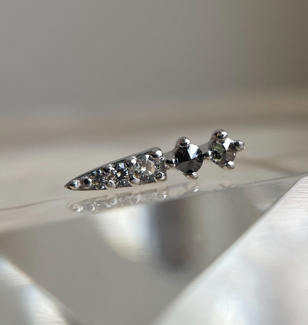 Activated - Grey Diamond + CZ by Buddha Jewelry Organics