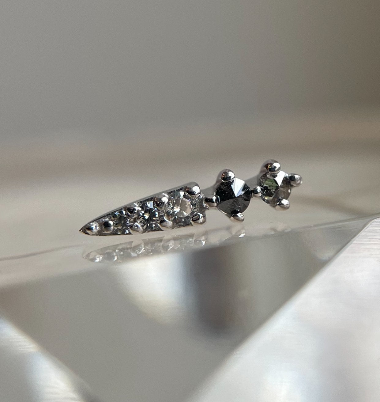 Activated - Grey Diamond + CZ by Buddha Jewelry Organics