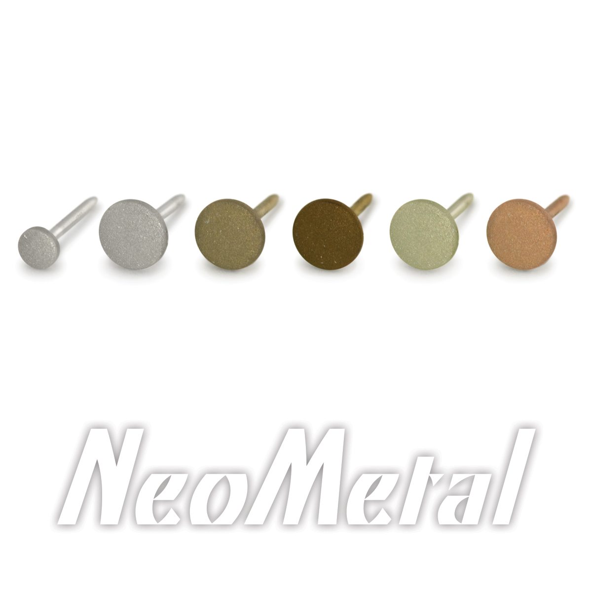 Skin Tone Textured Titanium Disks by NeoMetal