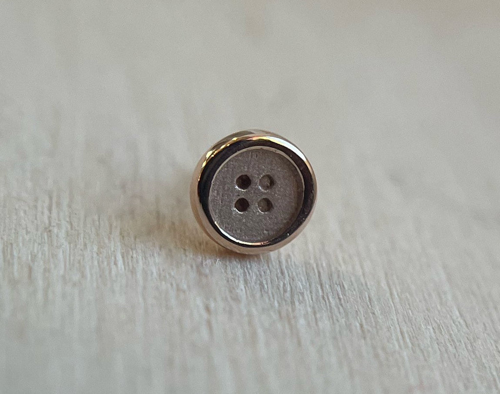 Threadless Sandblasted Button by BVLA