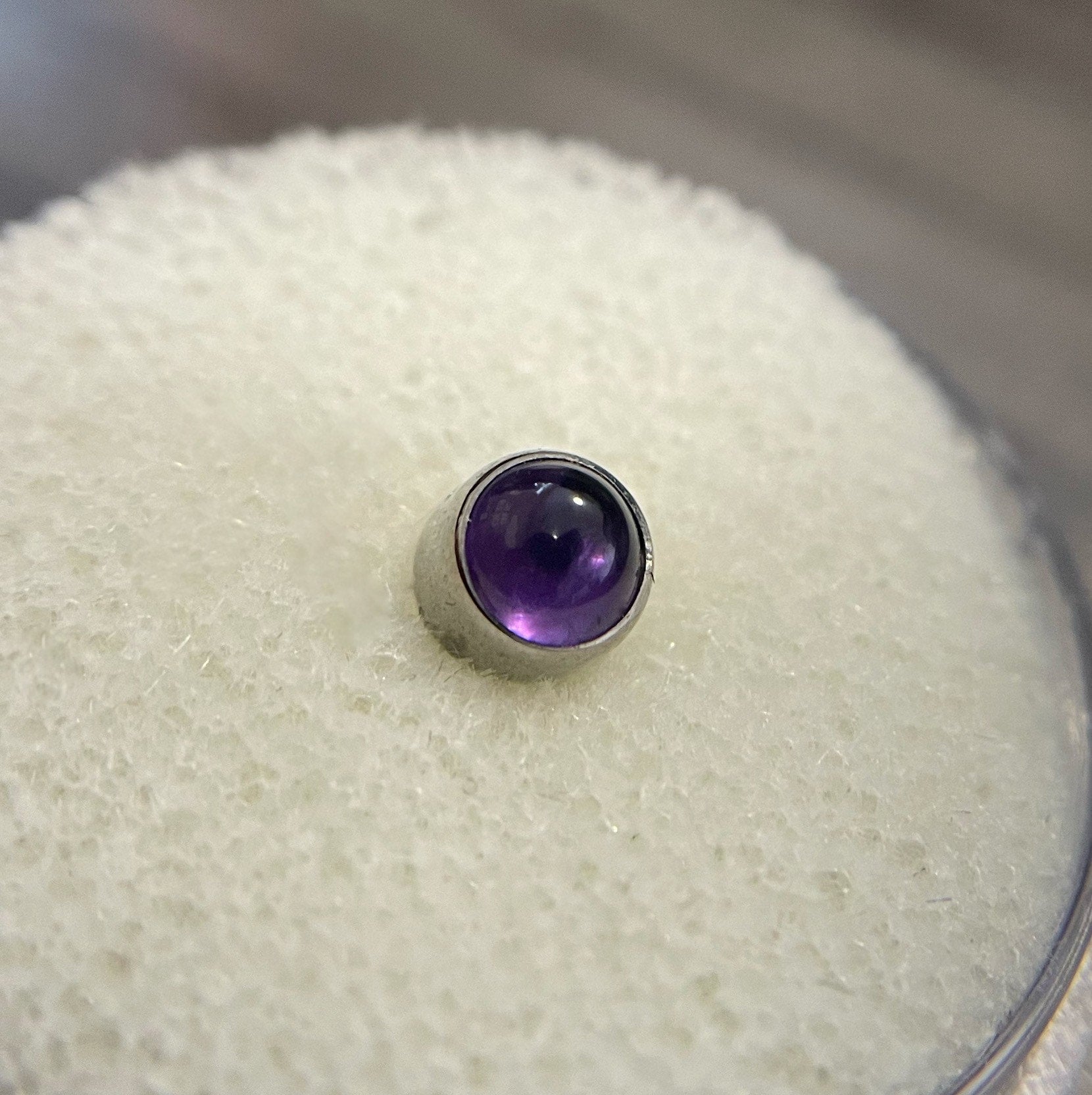 Titanium Captive Gem Beads (CZ, Opal & Natural Stone)