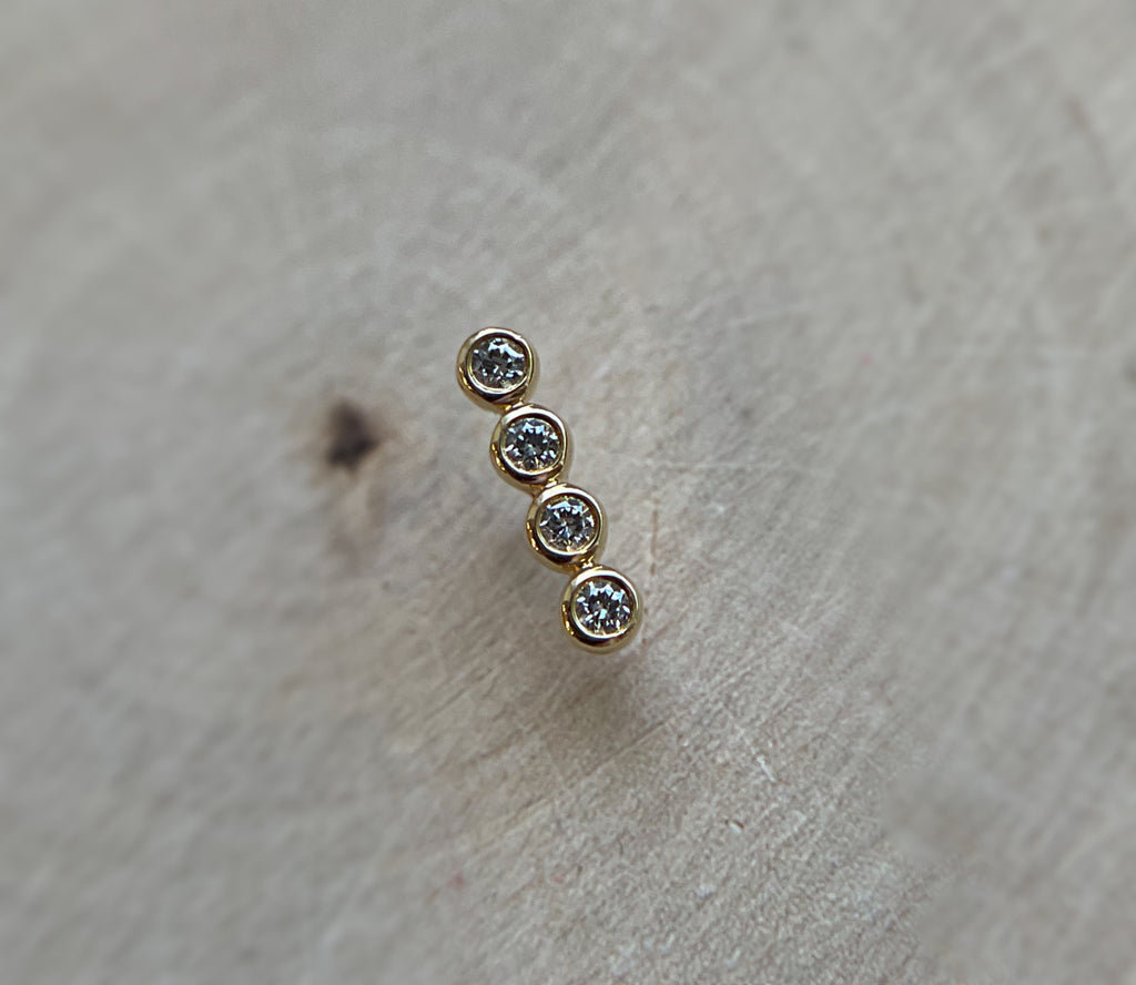 Gretchen by Junipurr (Four Gem Line Cluster)