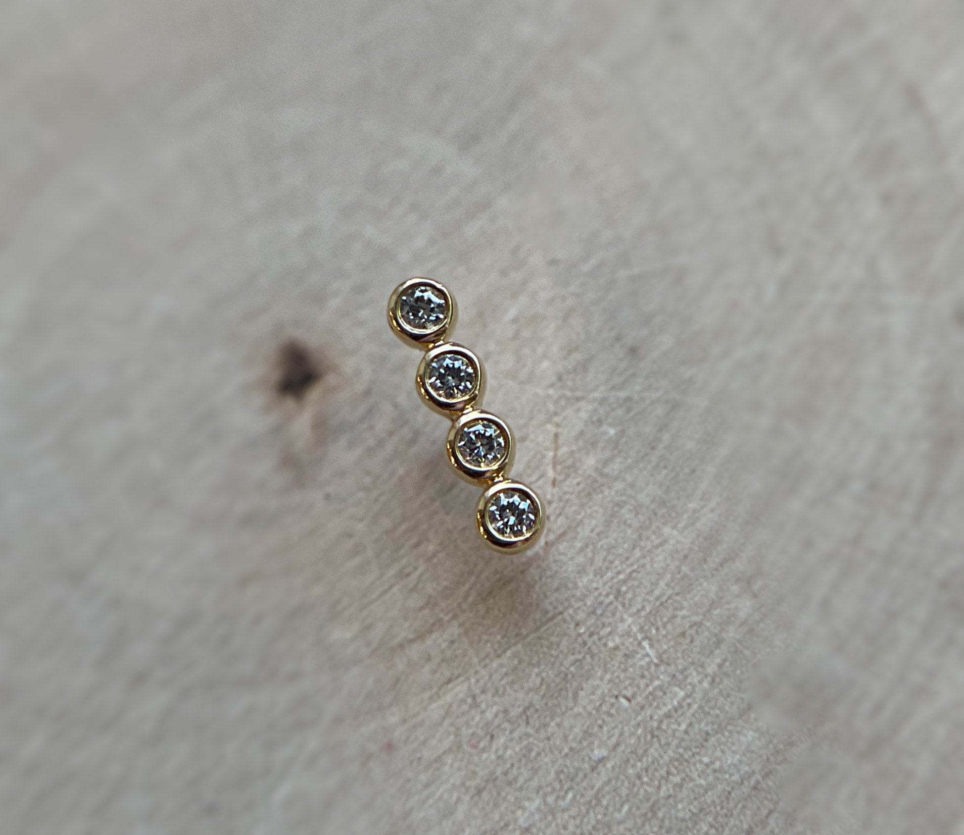 Gretchen by Junipurr (Four Gem Line Cluster)