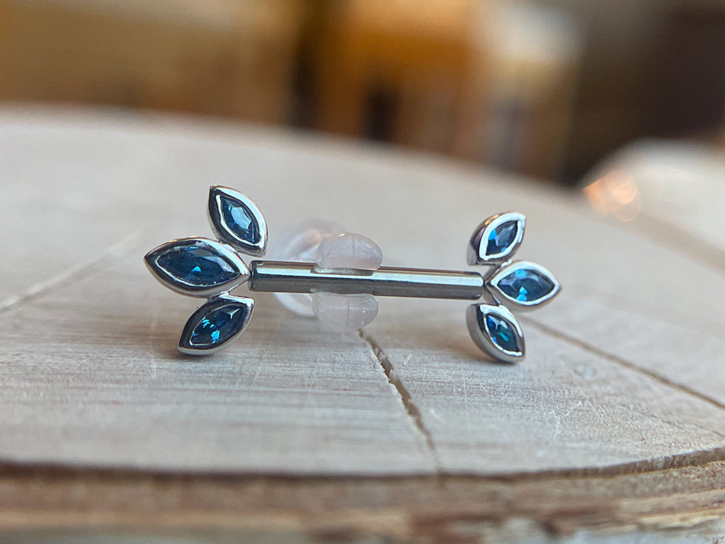 Holloway (Side-Set Marquise) for Nipple Bars by Junipurr