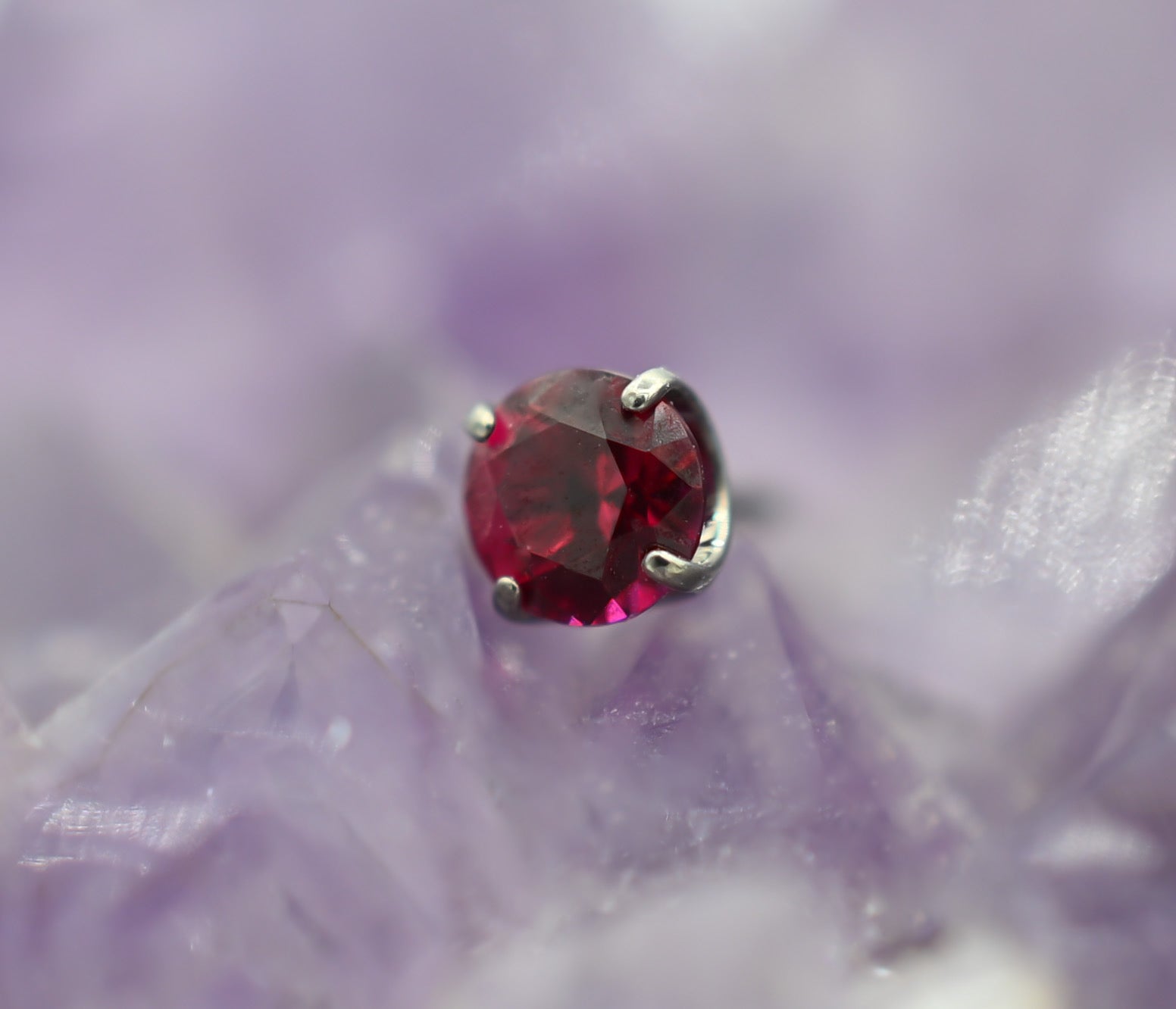 Ruby CZ Prong by NeoMetal