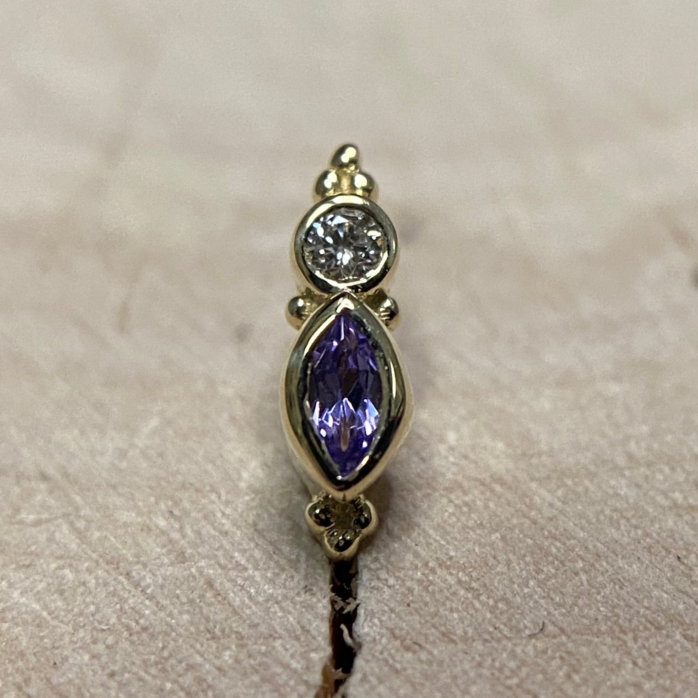 Mai with Tanzanite and Diamond by BVLA