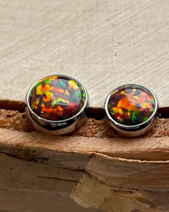 14g Threaded Opal Cabochon