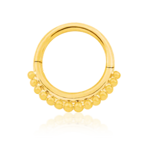 Gold Beaded Clicker by Junipurr