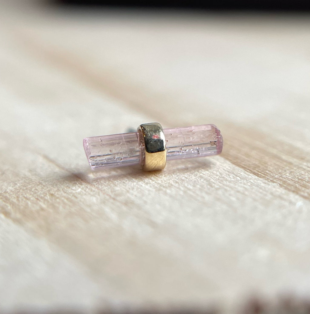 Small Bound by Love (Pink Tourmaline) by Quetzalli Jewelry