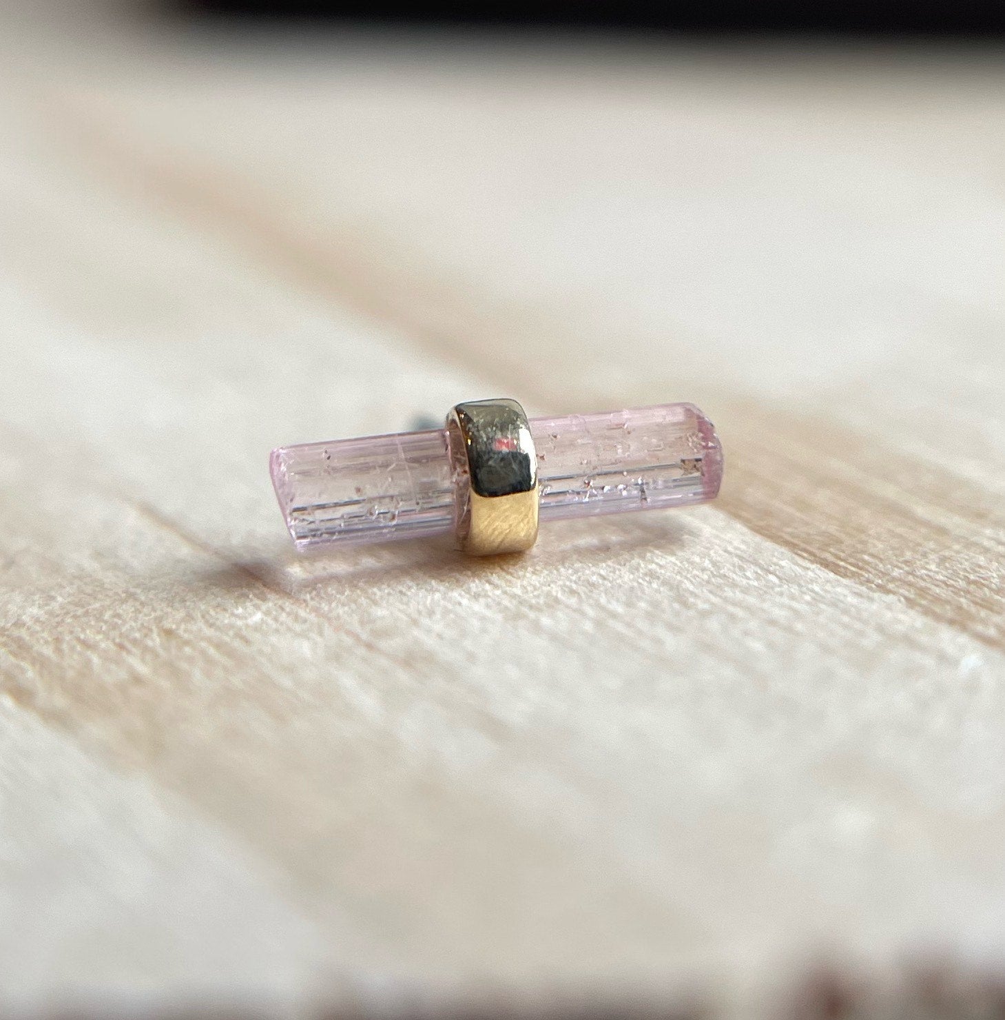 Small Bound by Love (Pink Tourmaline) by Quetzalli Jewelry