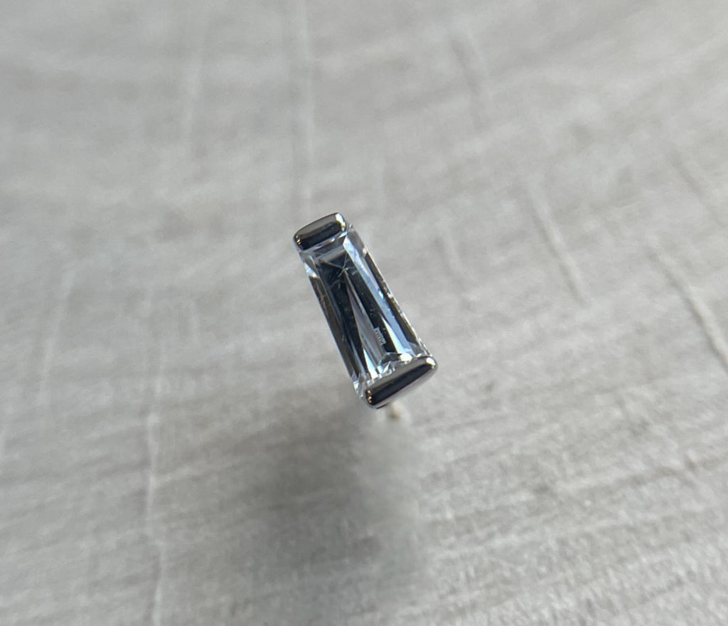 Tapered Baguette by Buddha Jewelry