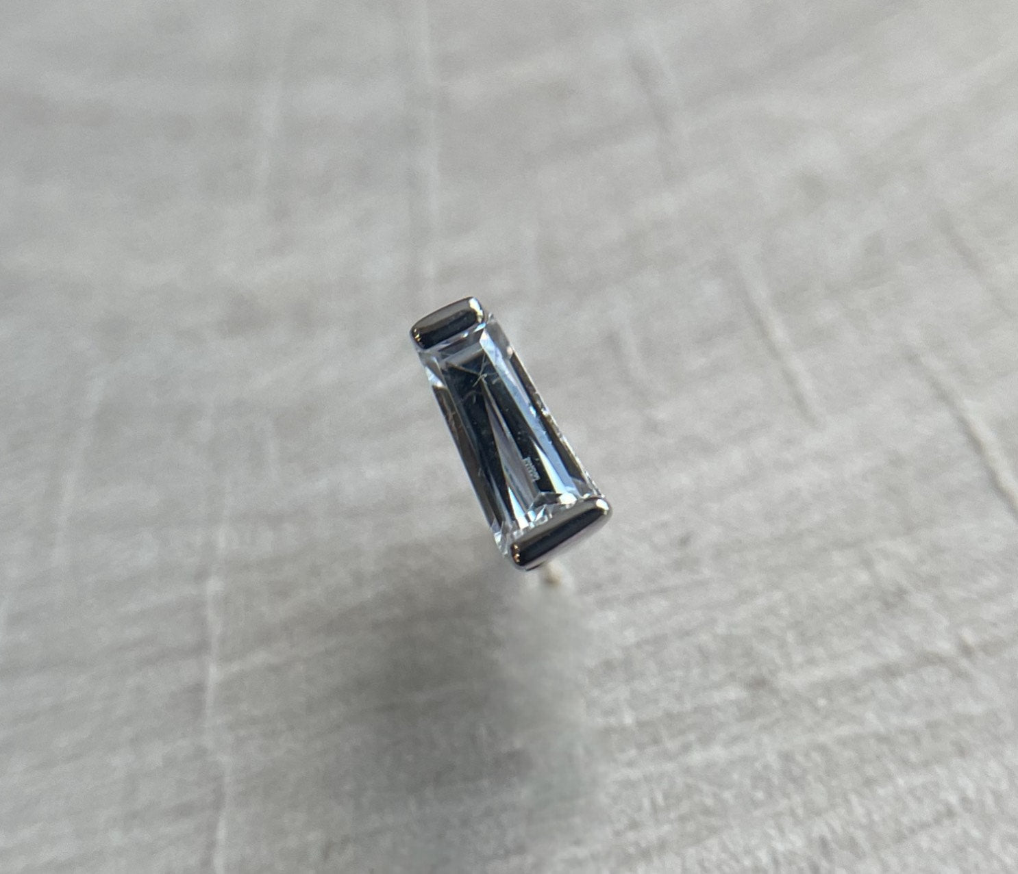 Tapered Baguette by Buddha Jewelry