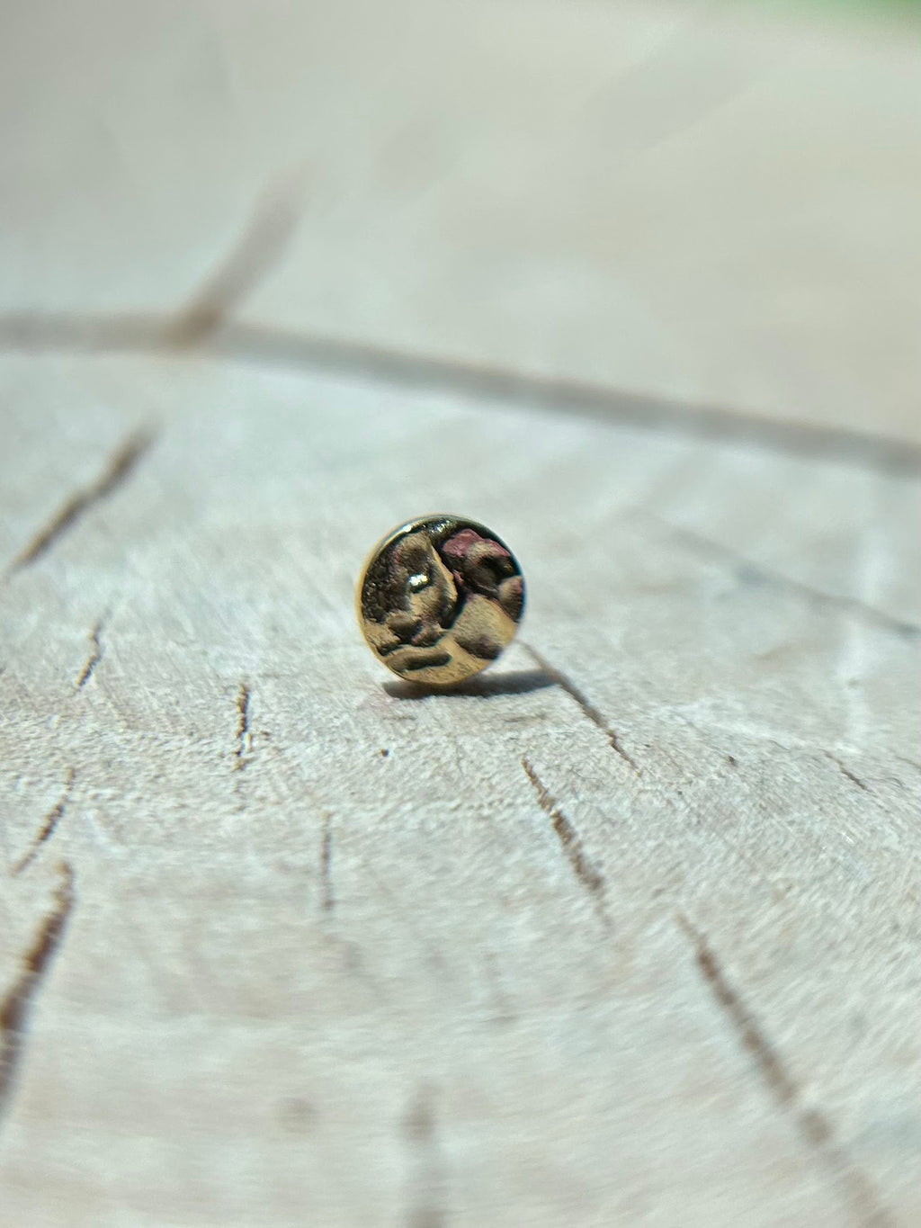 Hammered "Moon" Disk by Buddha Jewelry