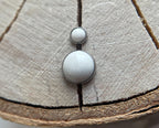 14g Threaded Natural Stone Cabochon