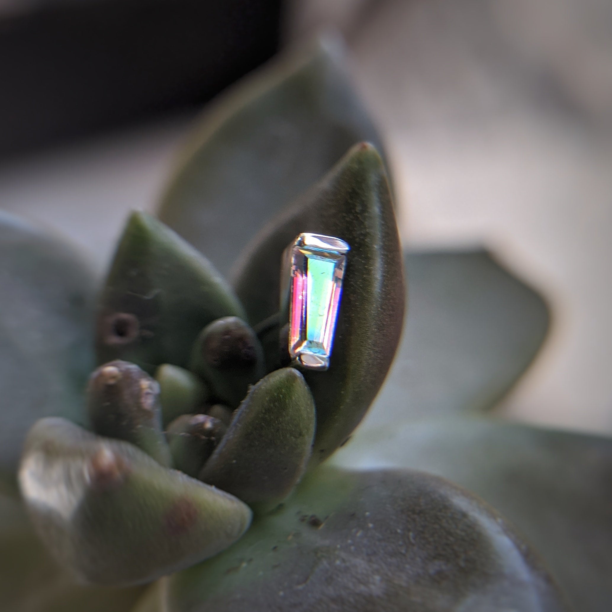 Tapered Baguette by Buddha Jewelry