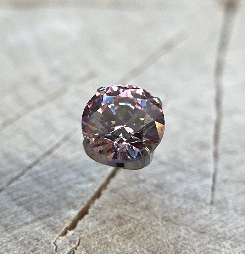 Morganite CZ Prong by NeoMetal