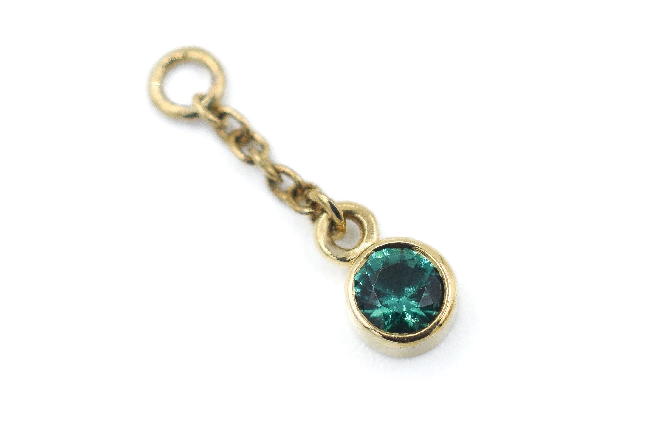 All Around Me Emerald Dangle Charm by Hialeah Fine Jewelry